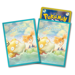 Pokémon card sleeves "Misty & Psyduck"