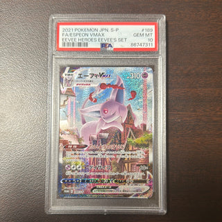 [PSA 10] {189/s-p} FA/ESPEON VMAX| Japanese Pokemon Card PSA Grading