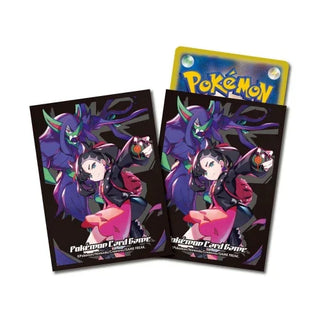 Pokémon card sleeves "Marnie & Grimmsnarl black"