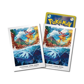 Pokémon card sleeves "The Hoenn Adventure: Kyogre & Blaziken"