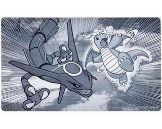 Pokémon card playmat "Dragonite & Rayquaza Collide"