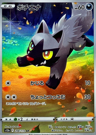 {208/172}Poochyena AR | Japanese Pokemon Single Card